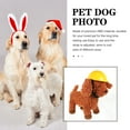 thumbnail image 6 of Dog Hat Pet Helmet Cap Doggie Safety Spoof Helmets Puppy Funny Helmet Decorative Grooming Set Cool Hardhat Ridding Small, 6 of 7