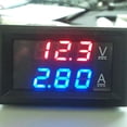 thumbnail image 3 of 1PCS Red and Blue DC 0-100V 10A / 50A / 100A Digital LED Voltmeter Ammeter, 3 of 4