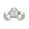 925 Sterling Silver Rh-plated LogoArt Marshall University Toe Ring; for Adults and Teens; for Women and Men