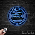 thumbnail image 5 of Handmadetneonsign Boat Lake Metal Wall Art Light, Captain Metal Sign Wall Decor, Sailor Metal Decor 52377, 5 of 5