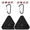 Black（2PCS), variant on Pulse Tick Repellent Device ，USB‑C Wearable Ultrasonic Tick Repeller, Light‑Weight Pest‑Repellent Device for Outdoor Camping Hiking Gardening Travel.，White(2PCS)