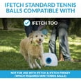 thumbnail image 5 of iFetch Tennis Balls for Medium and Large Dogs, Toy Ball 3 Pack, Use with iFetch Too Automatic Launcher, Blue, 2.5 Inch Diameter, 5 of 5