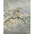 thumbnail image 2 of Pinto, Patricia 15x18 White Modern Wood Framed Museum Art Print Titled - Gold and Gray Branch with Birds II, 2 of 4
