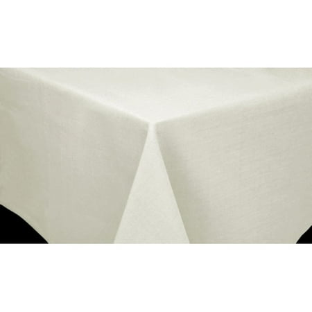 

52 x 72 Ecru Solid Color Table Cloth