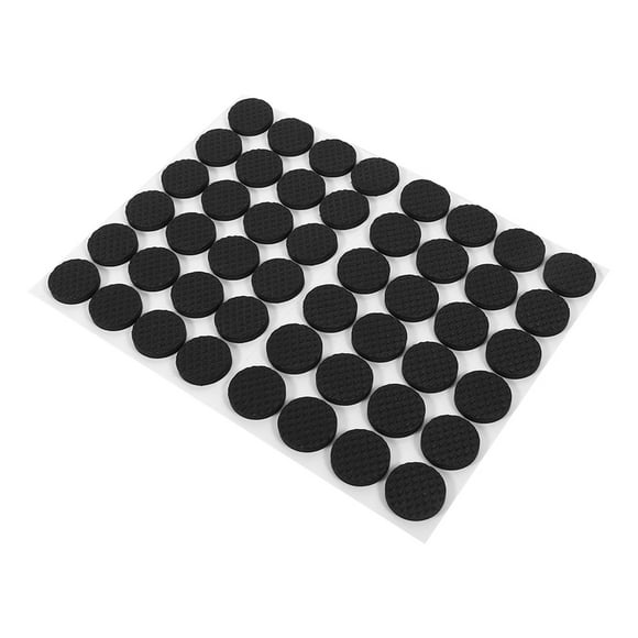 Garosa Rubber Feet Pads, Protector Rubber Pad, 48Pcs Black Non-Slip Self Adhesive Floor Protectors Furniture Sofa Table Chair Rubber Feet Pads