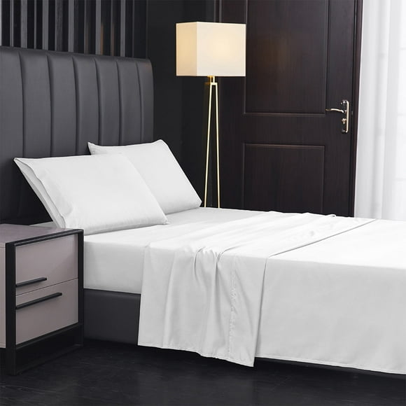Breathable And Comfortable Fine Brushed Clearance (White), Breathable And Comfortable Fine Brushed Sheets Hats And Pillowcases For A Good Night's Sleep.