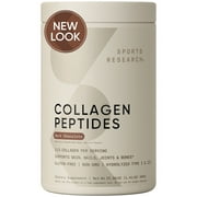 Sports Research Collagen Peptides, Hydrolyzed, Chocolate, 22.72 Oz