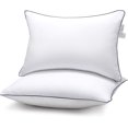 thumbnail image 1 of 2 Pack Almohadas Tamaño Estándar,1000g Algodón de Microfibra,Firmeza Intermedia,Sensación Suave,Hipoalergénico,Lavable,Las Almohadas Matrimonial, Almohada Antiarrugas,Almohada tipo hotel 51*66cm, 1 of 8
