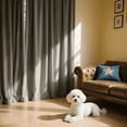 thumbnail image 6 of NICETOWN Velvet Curtains for Living Room, Soft Thick Elegant Velvet Curtains Thermal Insulated Sun Light Blocking Drapes Back Tab Velvet Window Curtains, Taupe, 52"x90", 2 Panels, 6 of 8