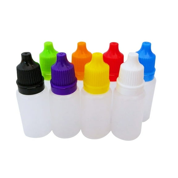 BESTOYARD Travel Size Dropper Bottle Plastic 8pcs