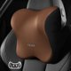 thumbnail image 4 of Almohada cervical de espuma viscoelástica para viajes | Cojín para reposacabezas de coche y avión con soporte lumbar | Funda de terciopelo transpirable para aliviar el estrés en aviones, trenes y en, 4 of 8
