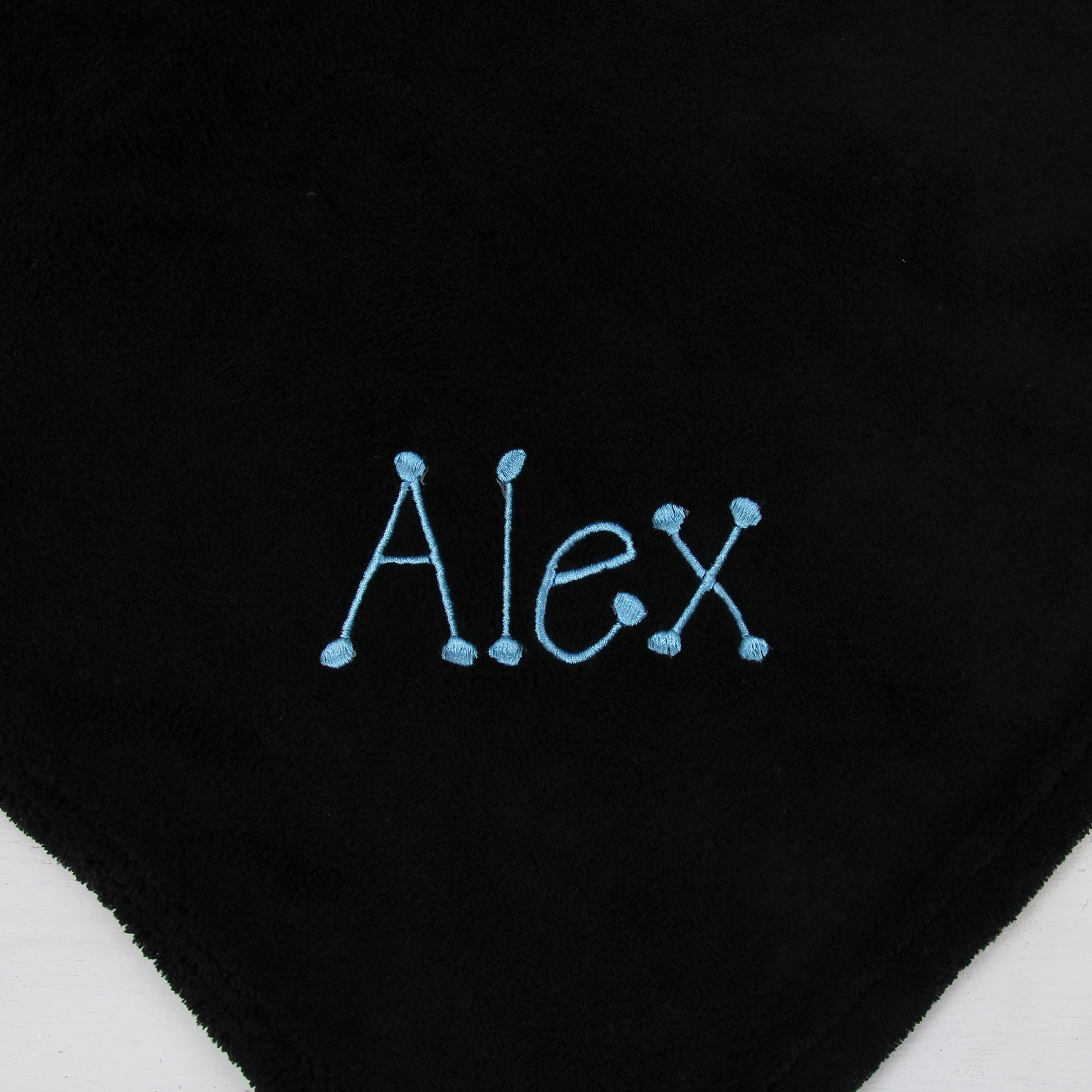 Threadart Super Soft Ultra Plush Fleece Throw Blankets 50"x60" | Fuzzy Soft Cozy Microfiber | Black | 11 Colors available