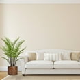 thumbnail image 2 of Vintage Home Artificial Faux Real Touch 47" Tall Fern Plant With Burlap Kit And 12.8" Brown Wood-Like Fiberstone Planter, 2 of 3