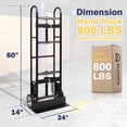 thumbnail image 6 of Olympia Tools 800LB Auto-Recoil Appliance Hand Truck, 6 of 8