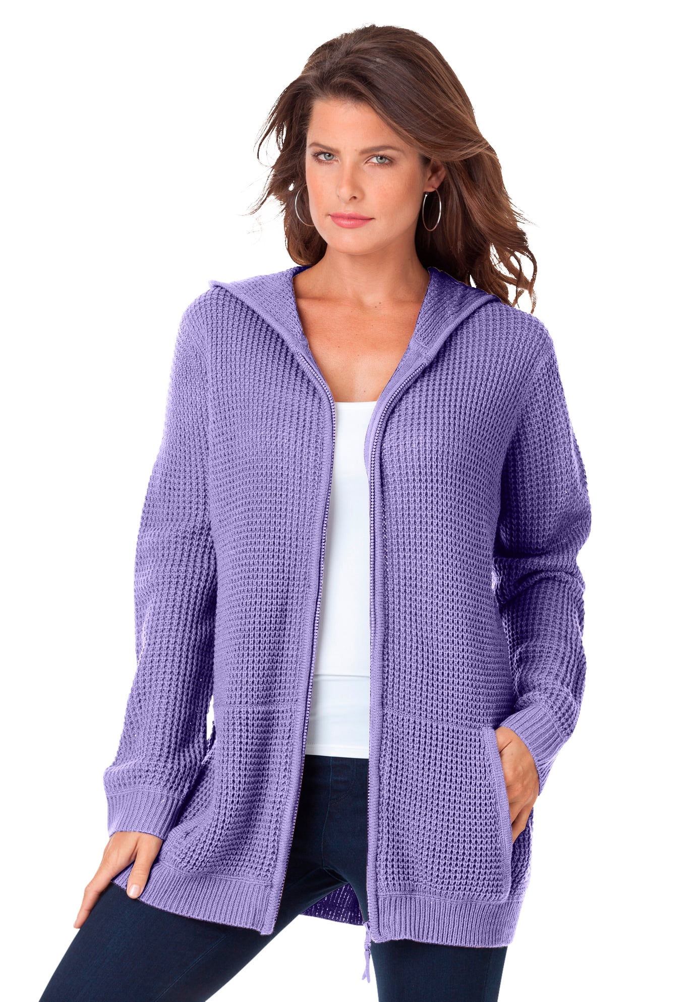 plus size lavender shrug