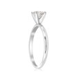 thumbnail image 2 of 3/4 Ct Round-Cut Natural Diamond Solitaire Engagement Ring 14k White Gold, 2 of 3