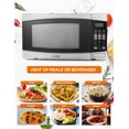 thumbnail image 4 of Commercial Chef 1.4 Cubic Foot Microwave with 10 Power Levels, Small Microwave with Push Button, 1100 Watt Microwave with Digital Control Panels, 4 of 7