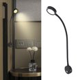 thumbnail image 1 of Luz De Lectura LED Para Cabecera, Luz LED De Cuello De Cisne Montada En La Pared, Cabecera De Noche, Luz Cálida Para Cuello Flexible Con Puerto USB, 1 of 7