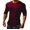 Wine, variant on Dursoulink Long Sleeve Round Neck Shirt for Men, Breathable Polyester Sport Raglan Top with Elastic Fabric, U-Shaped Hem, Loose Fit for Outdoor Activities