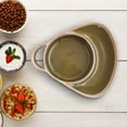 thumbnail image 6 of Uxgjfwu Ceramic Divided Serving Bowl, Soup and Side Dish Combo Plate, Chip and Dip Container for Salad, Breakfast, Sandwich Meals, 6 of 8