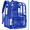 Blue, variant on DAKIMOE Clear Backpack for School - 17 inch Large Heavy Duty Stadium Approved Clear Bookbag, See Through PVC Transparent Backpacks for Travel College Work, Grey