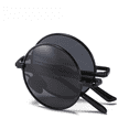 thumbnail image 1 of Gafas de sol de metal polarizadas, gafas de sol de montura redonda de moda para hombres y mujeres, gafas reales plegables, 1 of 5