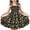 Yellow, variant on Fancifize Summer Camisole Dress for Girls Casual High Waist Flowy Sleeveless Dresses Kids Vacation Printed Sundress