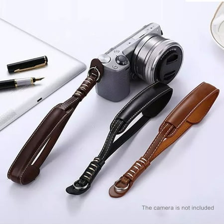 X5-M Camera Wrist Hand Strap PU Leather Lanyard for Sony Fujifilm Nikon Panasonic Olympus Leica DSLR / Micro Single