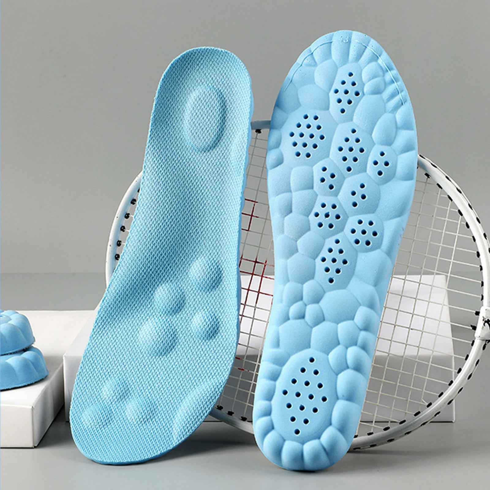 4 Paire Semelles Respirante,Semelle Confort Sport, Pour Le Sport, La Marche, La Course à Pied, La Randonnée.(35-36