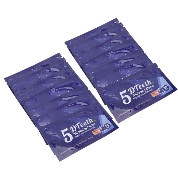 Dental Teeth Strips, Strong Adhesive Refreshing Breath 14pcs Gentle Firmly Attached Teeth Whitening Strips for Oral Care