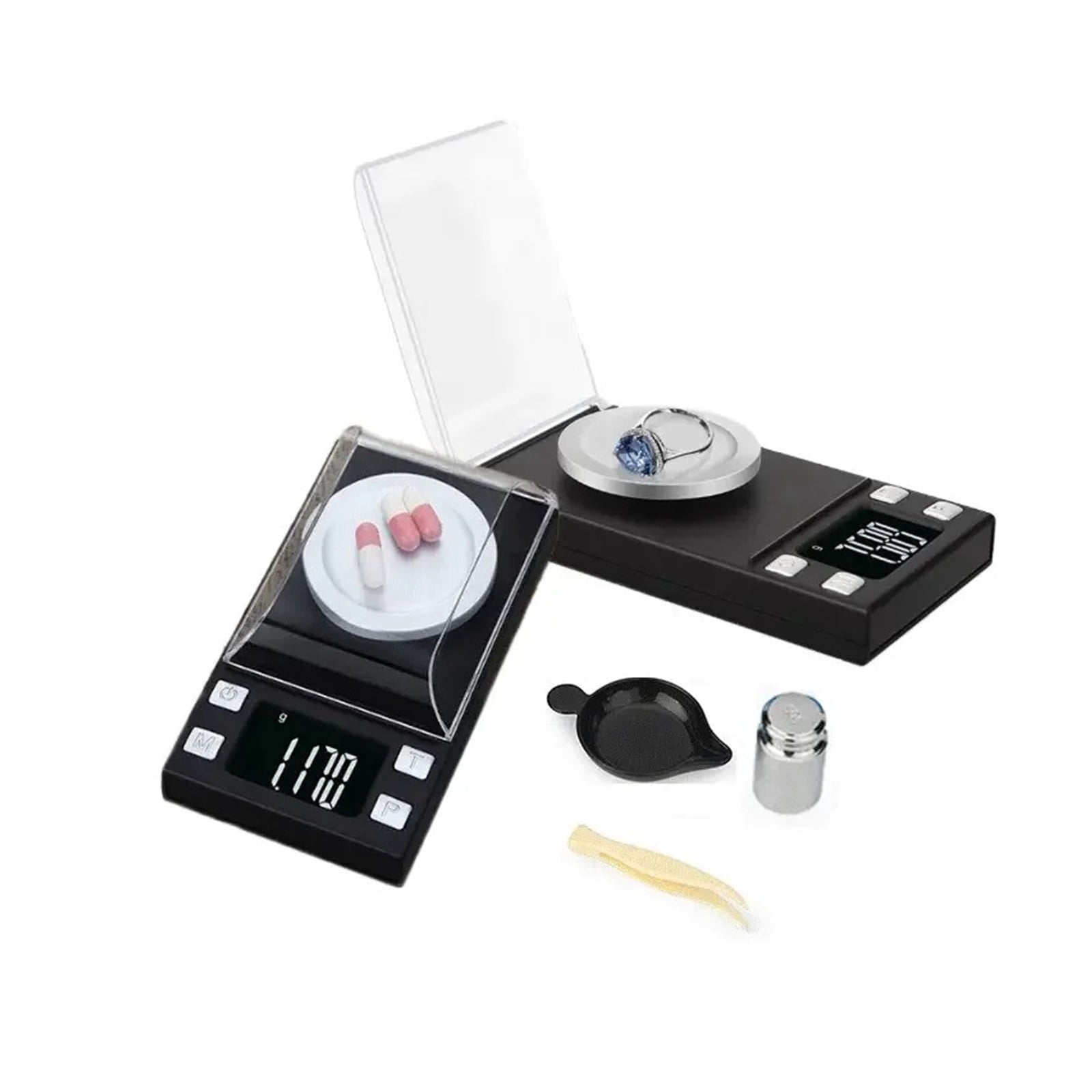 Jewelry Scales 0.001g 10g 20g 50g 100g Mini Precision Pocket Electronic Digital Scale For Gold Jewelry Balance Gram Scales ,Simple Operation