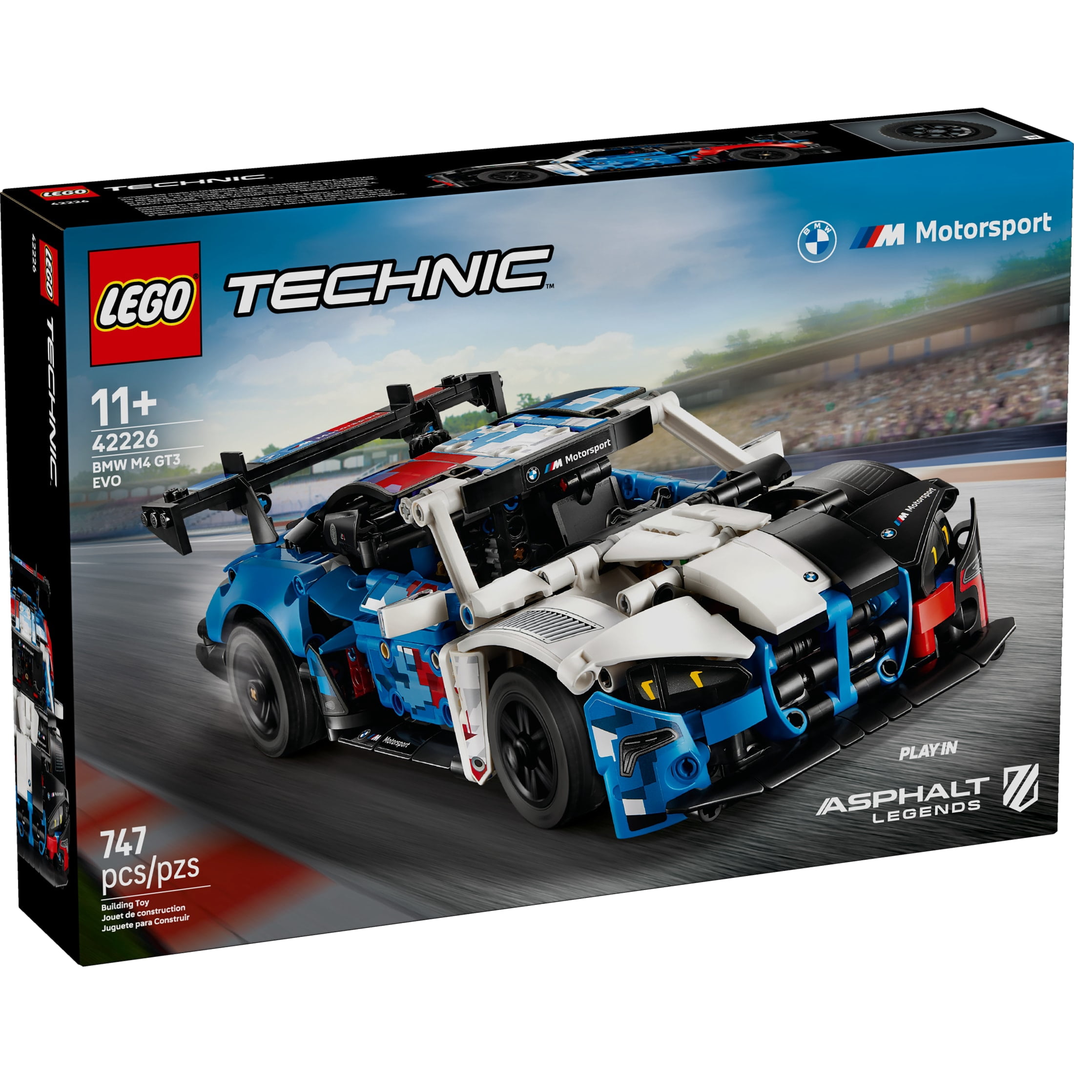 LEGO Technic BMW M4 GT3 EVO Race Car Toy - Building Toy for Boys & Girls, Ages 11+ - Model Car Display Kit for Bedroom Decor - Gift for Birthdays - 42226