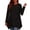 *Black, variant on Womens Crew Neck Long Sleeve Tunic Tops, Loose Fit Swing Flowy Clothes Blouse Wine,Womens Plus XL