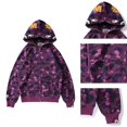 thumbnail image 4 of Bape Shark Hoodie Sweatshirt Fashion Brand Full Zip Cardigan Jacket With Pockets, 4 of 5