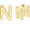 N-Gold Plated, variant on 14K Gold Plated Initial Stud Earrings for Women Hypoallergenic 925 Sterling Silver Letter Earrings Trendy Monogram Jewelry Gifts for Her