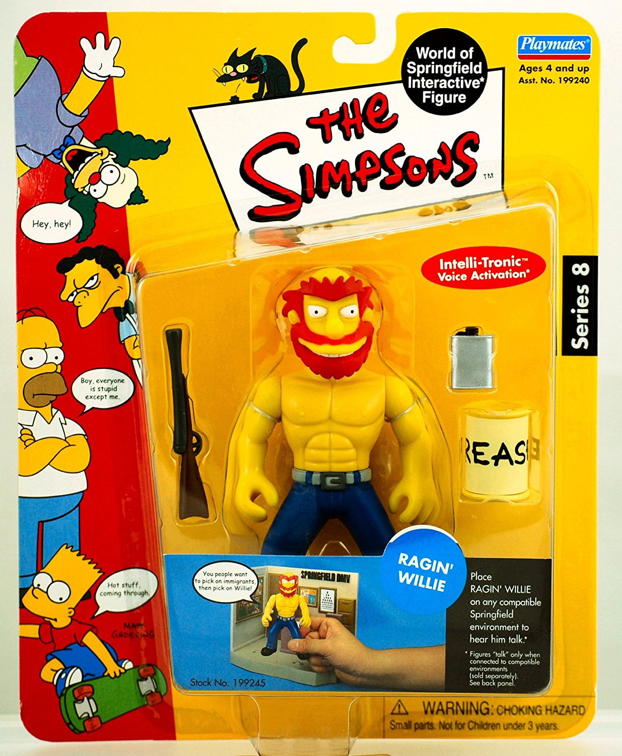 Simpsons World of Springfield Interactive Figure Series 8 Ragin