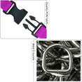 thumbnail image 3 of procesamiento de collar de perro collar pesado forro de nailon balístico collar de perro reflectante ajustable de acero inoxidable, 3 of 5