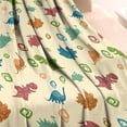 thumbnail image 3 of Colorful Cartoon Dinosaurs Geometric Pattern Blanket,Comfortable Soft Lamb Wool Throw Blanket,All Season,Warm Lightweight Blankets for Sofa Bed Couch Living Room Chair,30"x40", 3 of 4