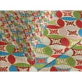 thumbnail image 4 of Ambesonne Geometric Quilted Bedspread Set 3 Pcs, Japanese Interlocking, Queen Size, Multicolor, 4 of 5
