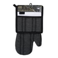 thumbnail image 2 of Thyme & Table 2-Pack Kitchen Set Oven Mitt and Potholder, Black and White, 2 of 5