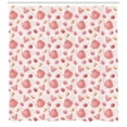 thumbnail image 3 of Ambesonne Tea Shower Curtain, Nostalgic Pots with Polka Dots, 69"Wx75"L, Pale Pink Peach, 3 of 3