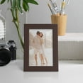 thumbnail image 6 of Modern 4 in. x 6 in. Brown Picture Frame (Set of 2), 6 of 9
