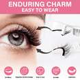 thumbnail image 5 of Upgrade Magnetic Eyelashes with Applicator Reusable Soft Magnetic Eyelashes Natural Look No Glue Needed Magnetic Eyelashes Magnetic Lashes Kit Easy to Wear and Remove, 5 of 9