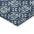 thumbnail image 4 of Addison Rugs Chantille Indoor/Outdoor Transitional Floral Navy Washable Round Rug, 8' x 8', 4 of 6