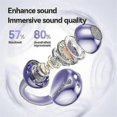 thumbnail image 5 of M91 Earbud Wireless Earphones Open Ear Clip Sport Bluetooth 5.4 Earphones ENC Noise cancelling Earphones w/ Microphone, 5 of 5