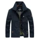 thumbnail image 4 of Chaquetas de primavera y otoño para hombre, abrigos, chaqueta militar ajustada, chaqueta impermeable para hombre, chaqueta de senderismo para exteriores, chaqueta cortavientos para hombre, 4 of 5