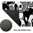 thumbnail image 6 of Black and White Mouse Pad 31.5”x11.8” Geometric Design Extended Large Mousepad Keyboard Mouse Mat Desk Pad Non-Slip Rubber Base Stitched Edge Large XXL Mousepad for Gaming Laptop Computer Desktop, 6 of 6