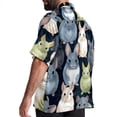 thumbnail image 3 of Tmall Men's Casual Button Down Short Sleeve Hawaiian Printed Summer Beach Shirts, 3 of 6