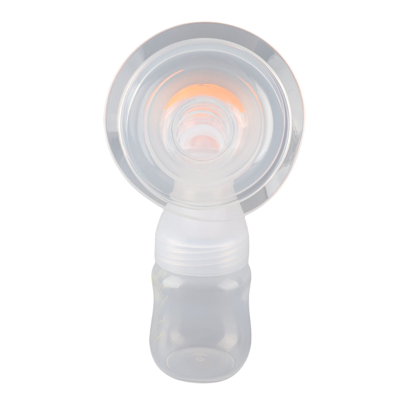 Xirurus Manual Breast Pump Milk Collector with Strong Suction and Heat Proof Silicone Flange Portable Breastfeeding Pump 9.84 inches / 25 cm