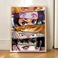 thumbnail image 4 of 1pc Cartel De Arte En Lienzo, Cartel De Arte De Pared De Ojos De Anime Abstracto, Imagen De Personaje De Dibujos Animados Japonés, Pintura En Lienzo Para Dormitorio De Niños Sala De Estar, Decoración, 4 of 4